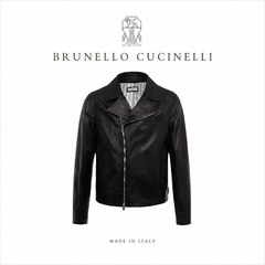 Мужские кожаные куртки Brunello Cucinelli