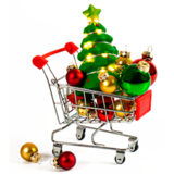 Хвойные гирлянды и Венки. Корзины под елку изображение