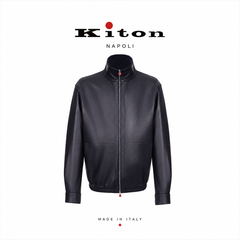 Мужские кожаные куртки Kiton
