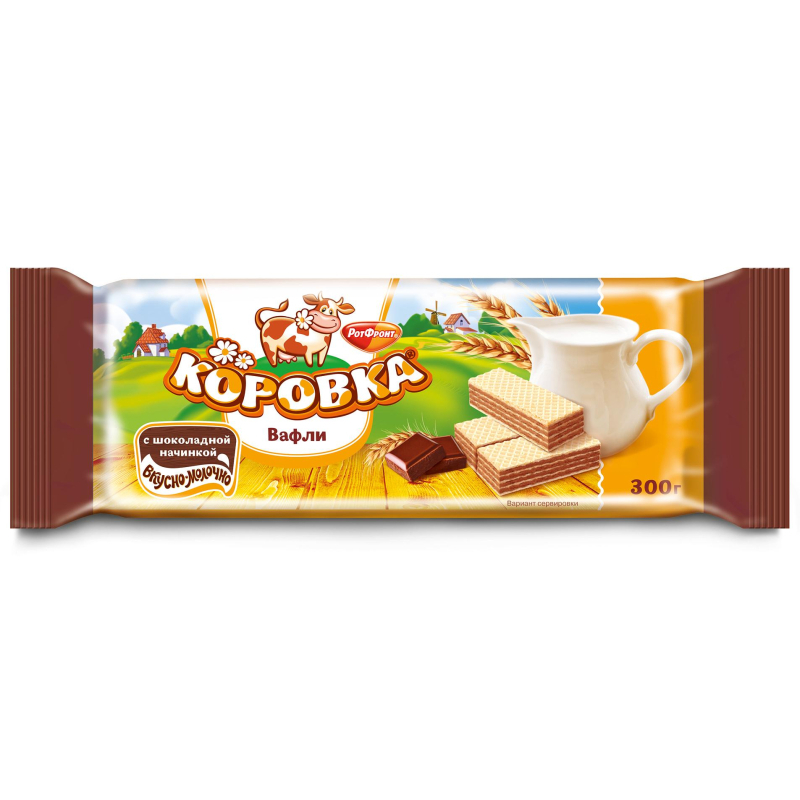 Вафли коровка