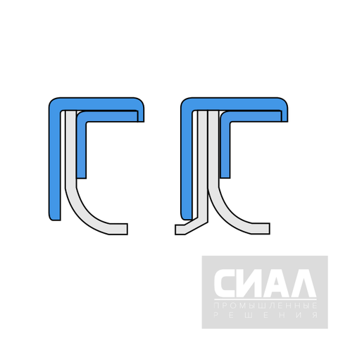 Манжеты армированные (сальники) - SKF профили SL и DL (PTFE)