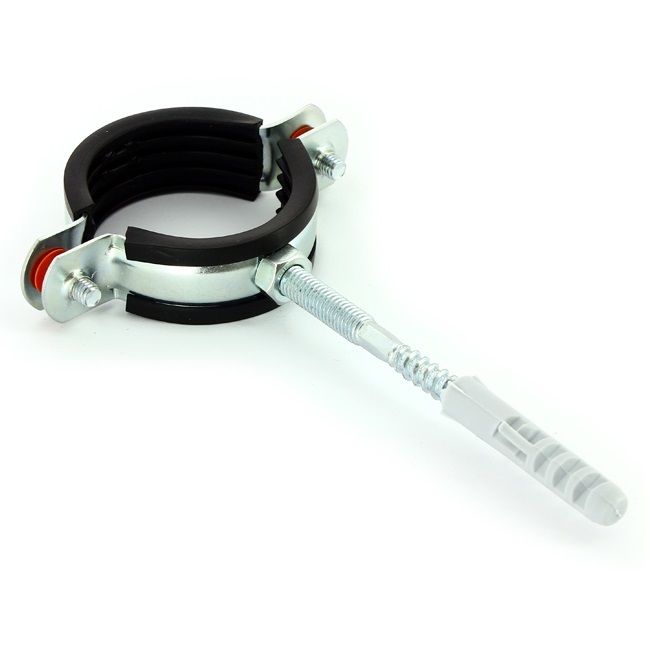 Стальные хомуты для труб Uni-Fitt с резиновым уплотнителем, шпилькой и ...