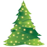 Елки с Гирляндой встроенной изображение