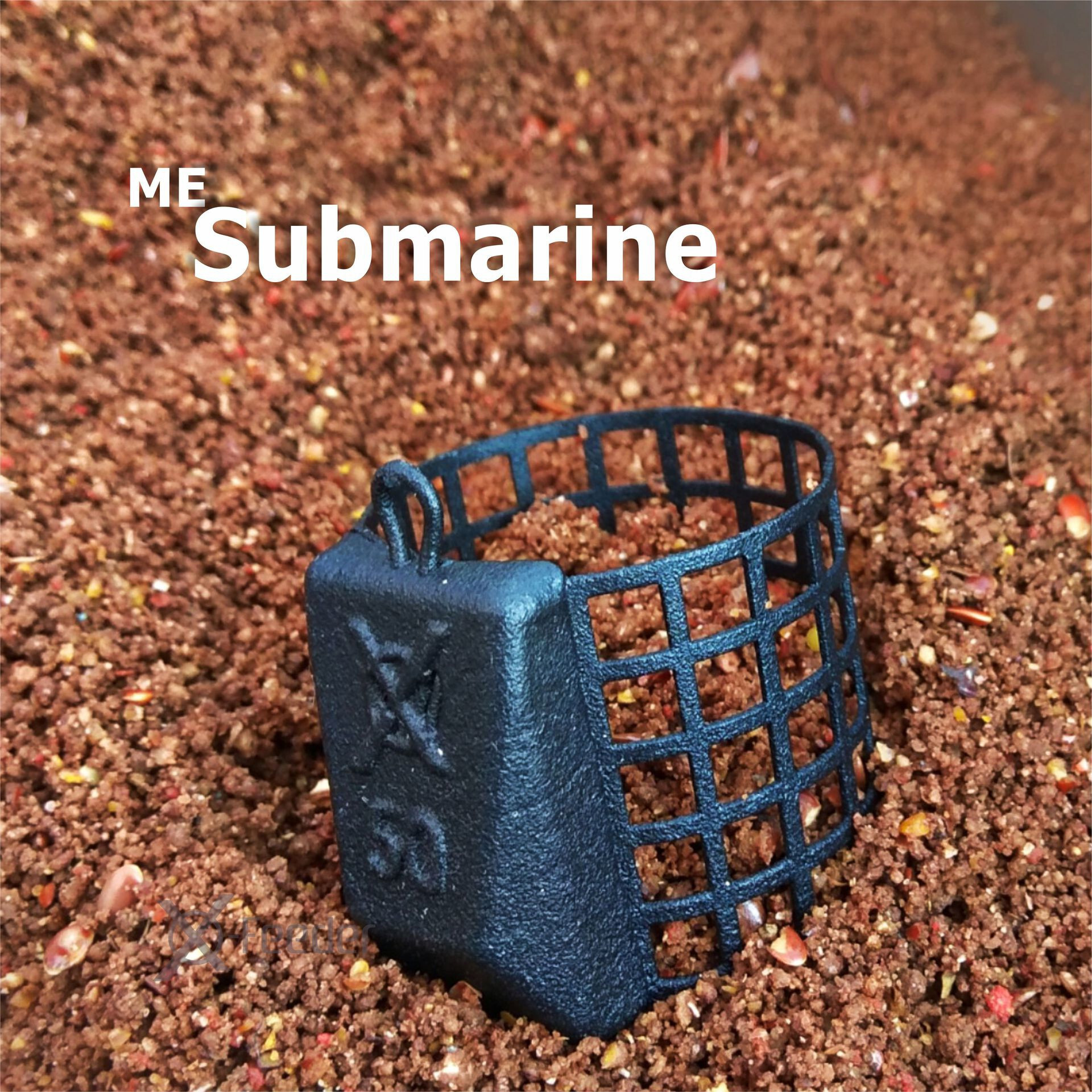 Груз-кормушка мет. X-FEEDER ME SUBMARINE (серия GRID - сварная сетка)