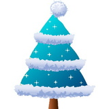 Голубые елки искусственные изображение