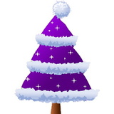 Фиолетовые елки искусственные изображение