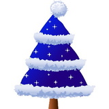 Синие елки искусственные изображение