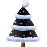 Черные елки искусственные изображение