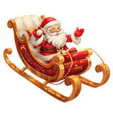 Сани новогодние изображение