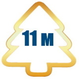 Уличные елки 11 м изображение