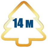 Уличные елки 14 м изображение