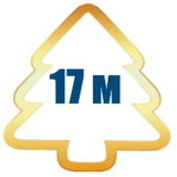 Уличные елки 17 м изображение