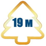 Уличные елки 19 м изображение