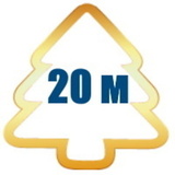 Уличные елки 20 м изображение