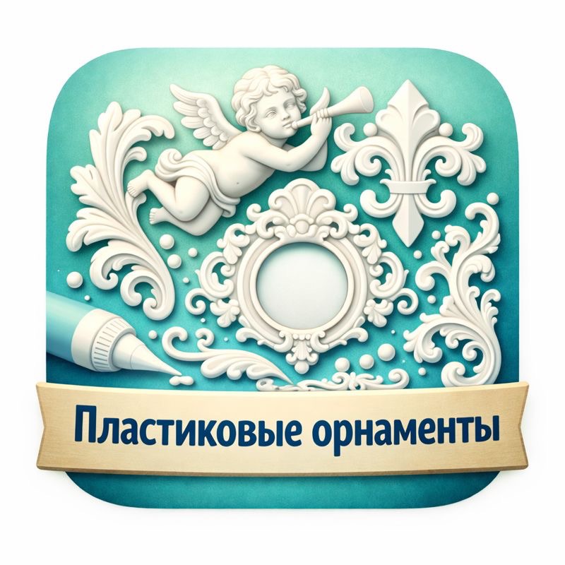 Отливки из пластика для декорирования