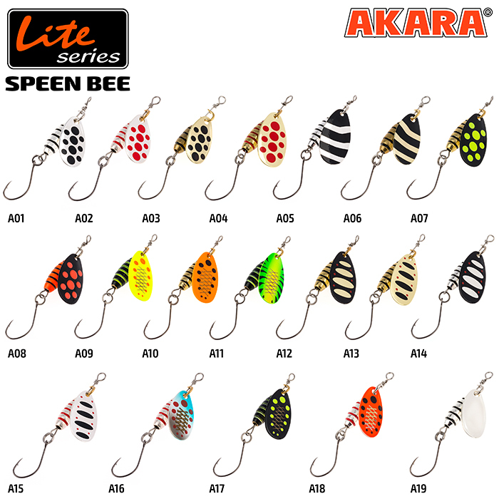 Блесна вращ. Akara Lite Series Spin Bee