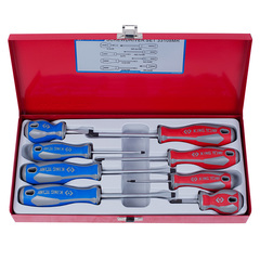 KING TONY (33108MR) Набор отверток в кейсе (PH, SL) 8 предметов