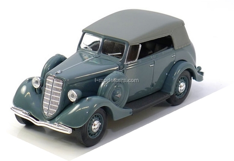 GAZ-M1 Phaeton with awning gray 1:43 Nash Avtoprom