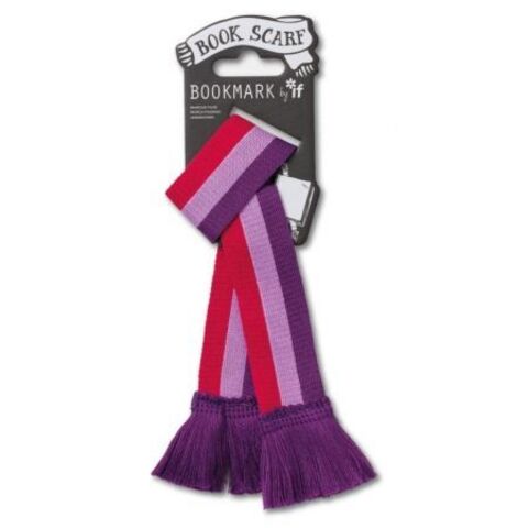 Əlfəcin \ Закладка \ Book Scarf Bookmark - Pink & Purple