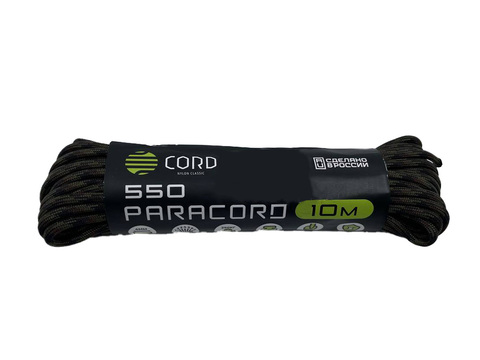 Паракорд 550 CORD nylon 10м (вудланд)