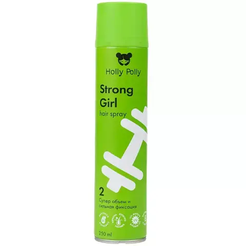 Holly Polly Лак для волос Strong Girl Супер объем и сильная фиксация 250 мл