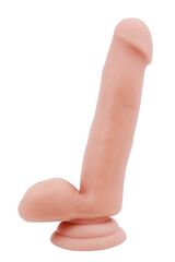 Телесный фаллоимитатор-реалистик Dual Density Dildo - 18 см. - 