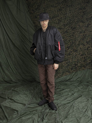 Бомбер Alpha Industries MA-1 Blood Chit Gen ll Black (Черный)