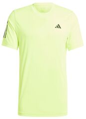 Теннисная футболка Adidas Club 3 Stripes Tennis - Yellow