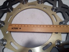 Передние тормозные диски ARASHI для KAWASAKI NINJA 650 / EX 650 ABS / Z 650 ABS 17-22 г.в. Золотой