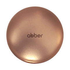 Накладка на слив для раковины ABBER AC0014MRG розовое золото матовое, керамика фото