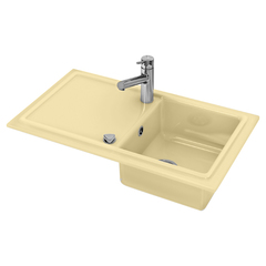 7513861900 Duravit Cassia Кухонная мойка Cassia 50 860x510, бежевая фото