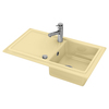 7513861900 Duravit Cassia Кухонная мойка Cassia 50 860x510, бежевая