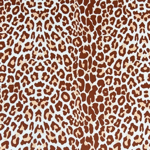 ЛЕОПАРД - КОРИЧНЕВЫЙ, 100% хлопок