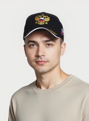 Картинка кепка Skully Wear BCP-701 black - 3