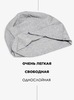 Картинка шапка-бини Skully Wear DDM-333 light heather grey - 3