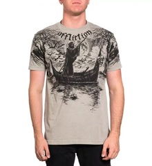 Футболка Affliction RIVER STYX GREY