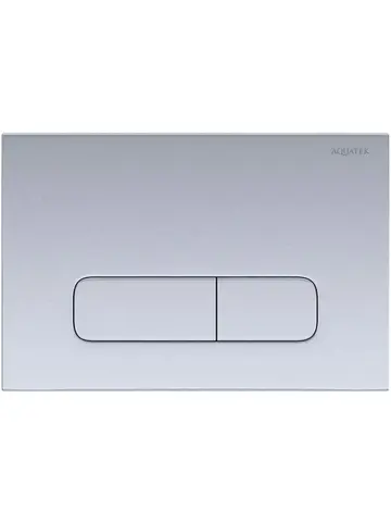 Aquatek PNS-0000008 PNS-0000008 (002CQ) Панель смыва Хром матовая для INSP-0000001 Pneumo S (клавиши прямоугольная)