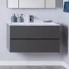 Aquanet 242608 Тумба с раковиной Алвита 100 цв.серый антрацит (242608)