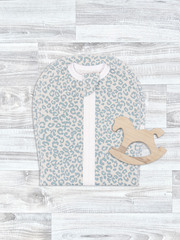 Пелёнка-кокон Mjölk Blue Leopard
