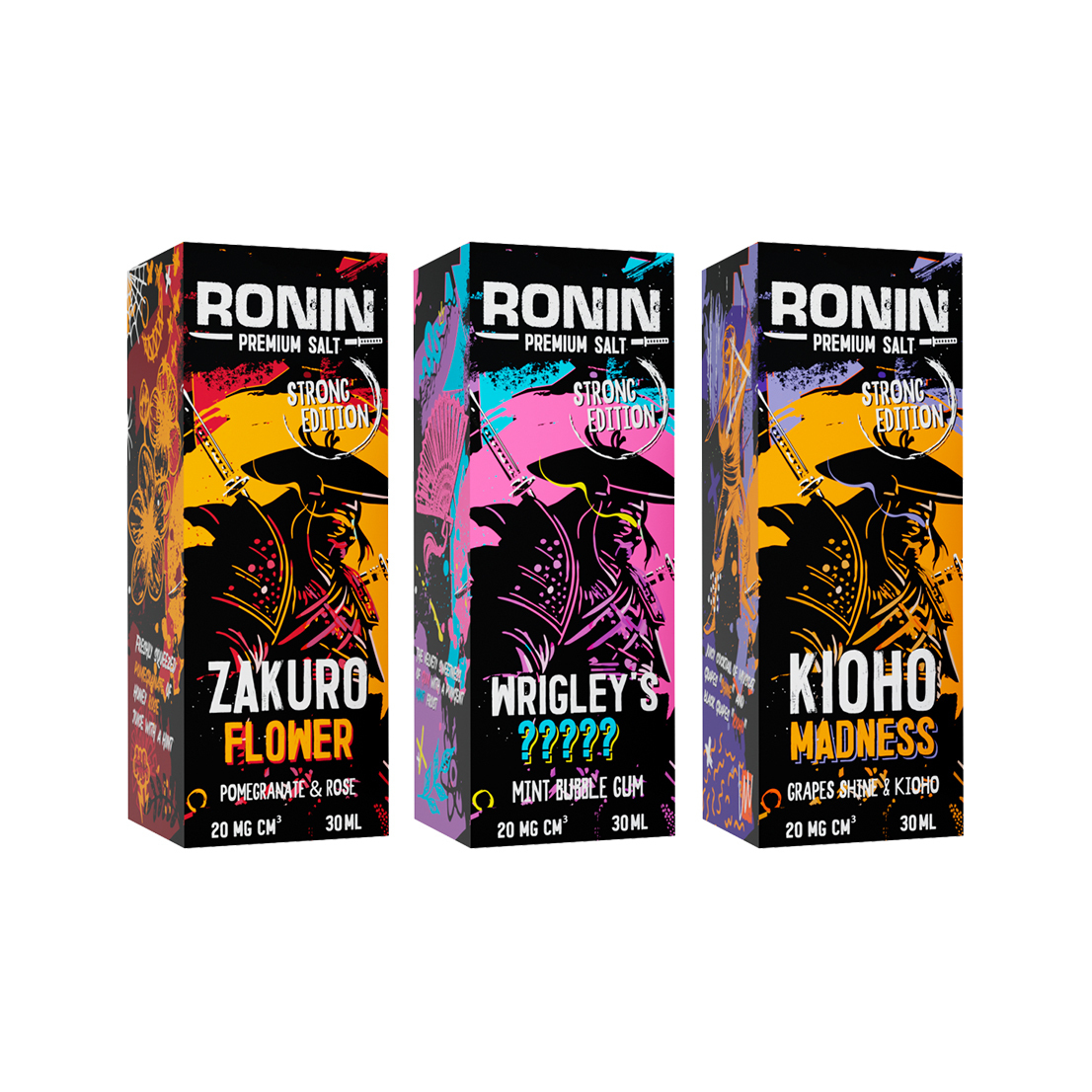 Купить жидкость для вейпа RONIN PREMIUM 2% Salt 30 ml Sakura Ramune ...
