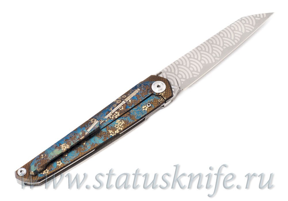 Нож Чебуркова Кори Octopus M390 Ponomarev Forge