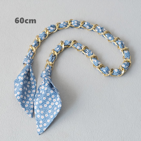 Ручка из цепочки(золото) с платком S-39