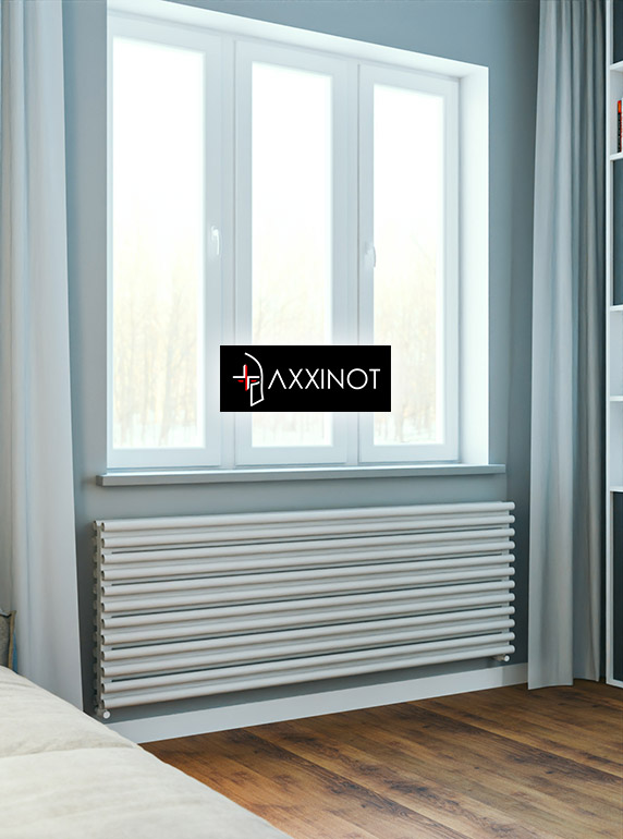 Axxinot Wemar Z 2300 - горизонтальный алюминиевый радиатор шириной 2330 мм