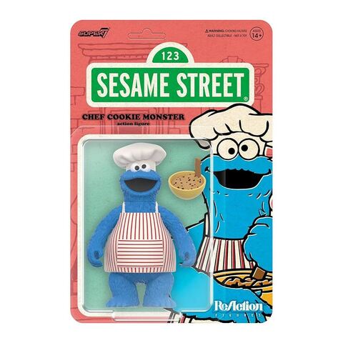 Фигурка Super7 Sesame Street: Chef Cookie Monster