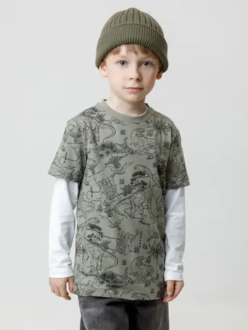 фуфайка  для мальчика  КР 302594/хаки 6206 Н016 к590
