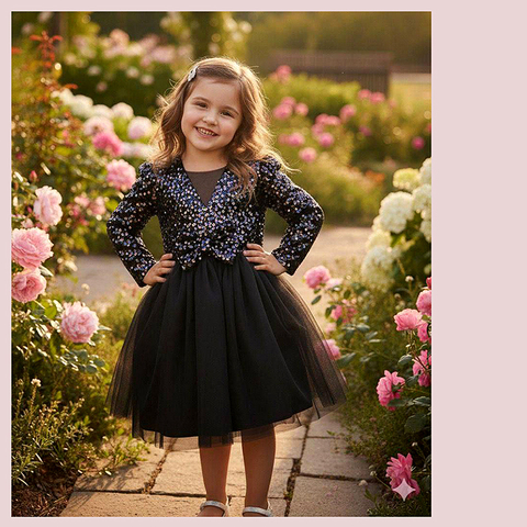 Платье нарядное д (5-8) 251111-LR5027