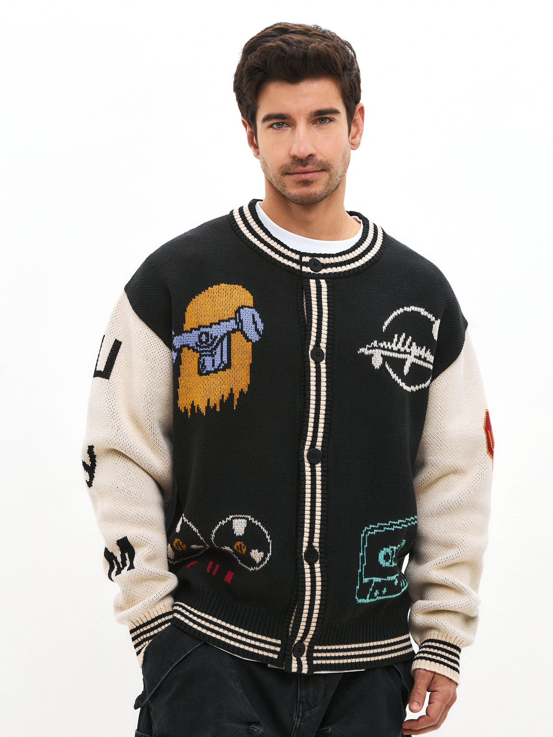 Кардиган ВЯЗАНЫЙ ШУМ