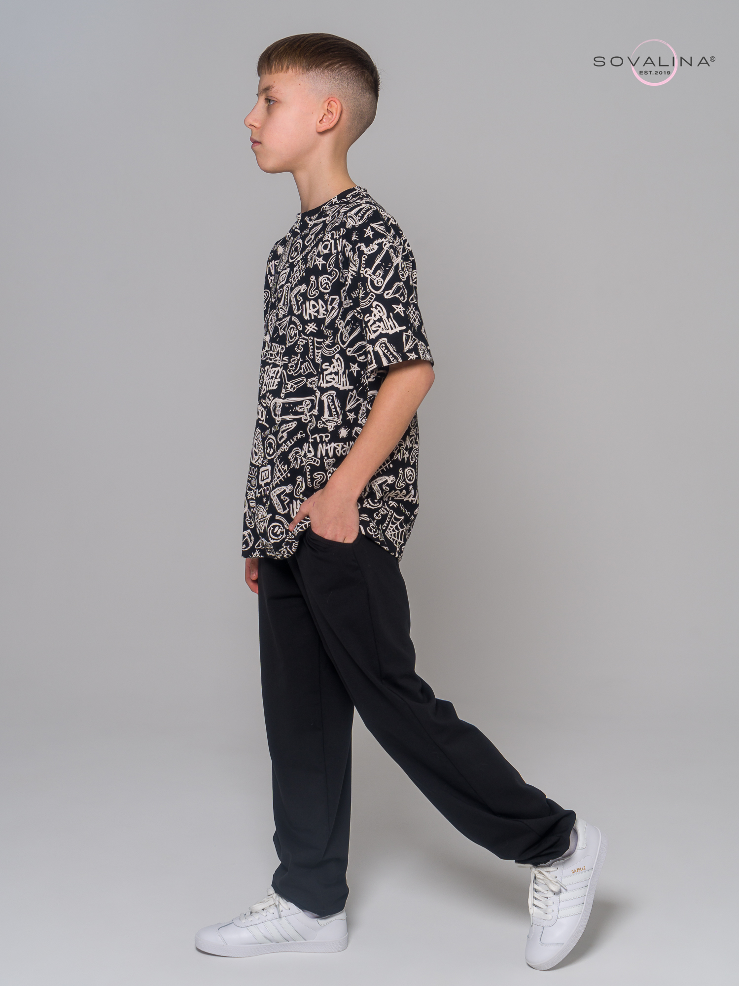 Костюм Daily men скейты-черный