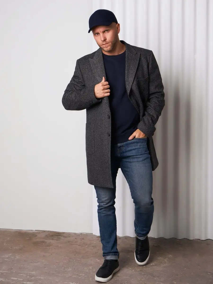 Кепка утепленная с ушками драповая