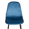 Стул Бриз/BREEZE (mod. JSC-58) металл черный /велюр синий